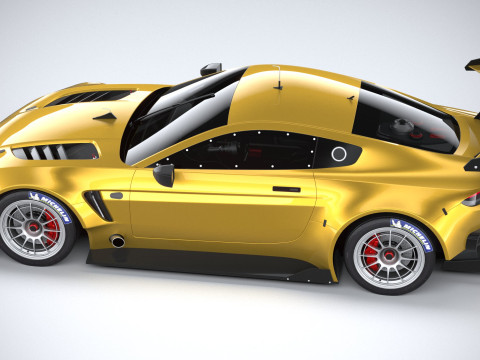 Generic Race Car GT3 2022 3D Model