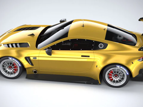 Generic Race Car GT3 2022 3D Model