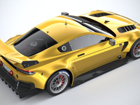 Generic Race Car GT3 2022 3D Model