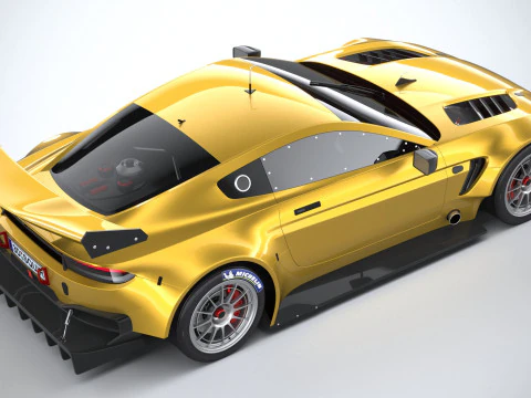 Generic Race Car GT3 2022 3D Model