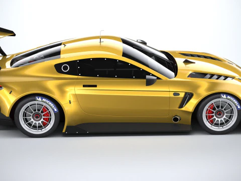 Generic Race Car GT3 2022 3D Model