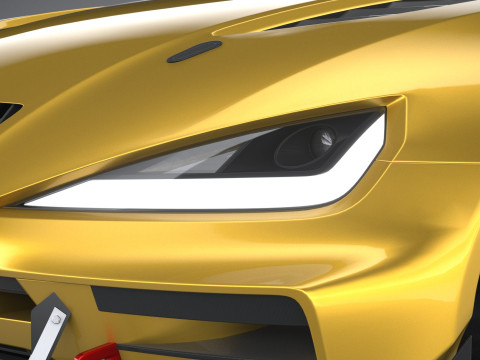 Generic Race Car GT3 2022 3D Model