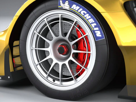 Generic Race Car GT3 2022 3D Model