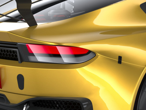 Generic Race Car GT3 2022 3D Model