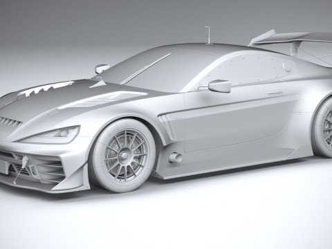 Generic Race Car GT3 2022 3D Model
