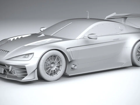 Generic Race Car GT3 2022 3D Model