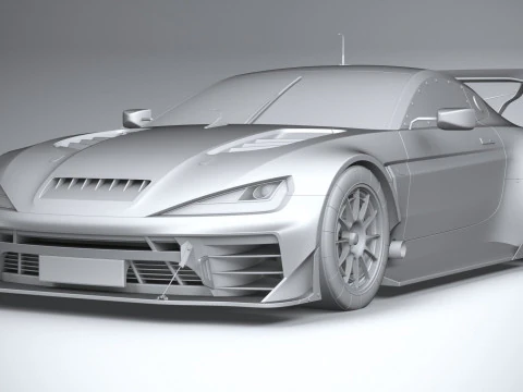 Generic Race Car GT3 2022 3D Model