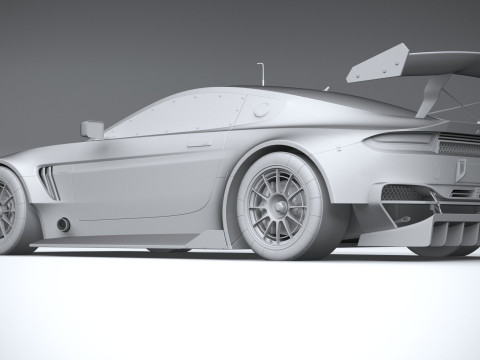 Generic Race Car GT3 2022 3D Model