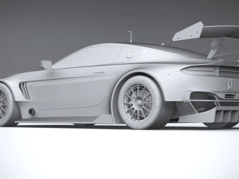 Generic Race Car GT3 2022 3D Model