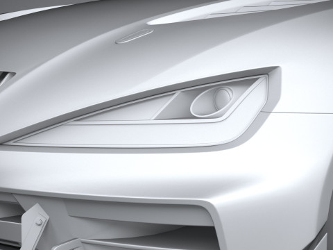 Generic Race Car GT3 2022 3D Model