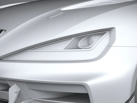 Generic Race Car GT3 2022 3D Model
