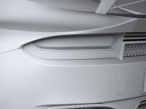 Generic Race Car GT3 2022 3D Model