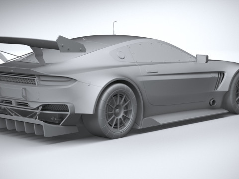 Generic Race Car GT3 2022 3D Model