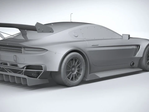 Generic Race Car GT3 2022 3D Model