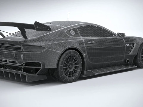 Generic Race Car GT3 2022 3D Model