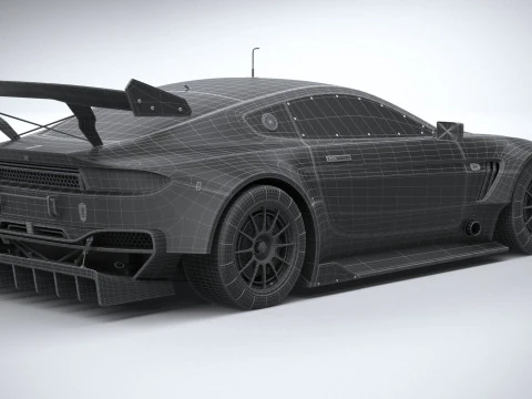 Generic Race Car GT3 2022 3D Model