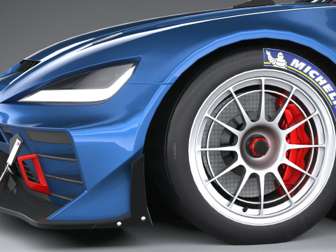 Generic Race Car GT3 2022 LowPoly 3D 模型