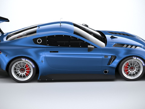 Generic Race Car GT3 2022 LowPoly 3D 模型