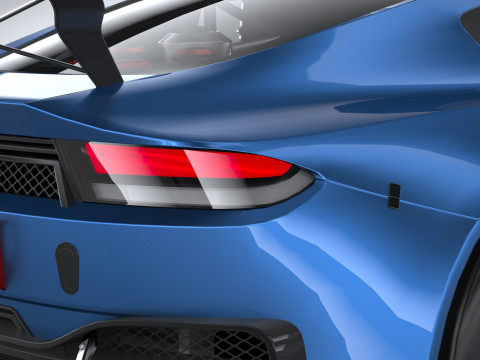 Generic Race Car GT3 2022 LowPoly 3D 模型