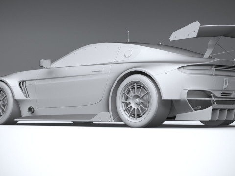 Generic Race Car GT3 2022 LowPoly 3D 模型