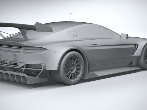 Generic Race Car GT3 2022 LowPoly 3D 模型