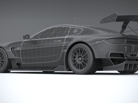 Generic Race Car GT3 2022 LowPoly 3D 模型
