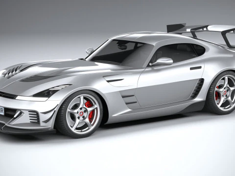 通用赛车 2022 3D 模型