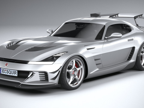 Generic RaceCar 2022 3D Model