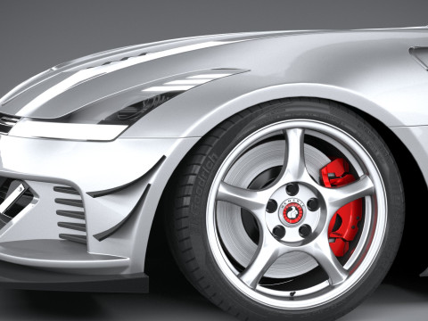 Generic RaceCar 2022 3D Model