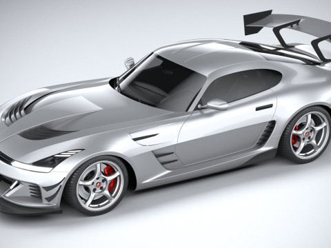 Generic RaceCar 2022 3D Model