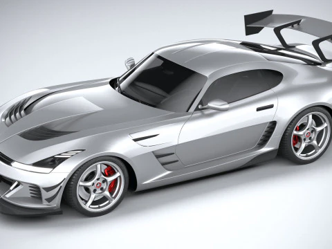 Generic RaceCar 2022 3D Model