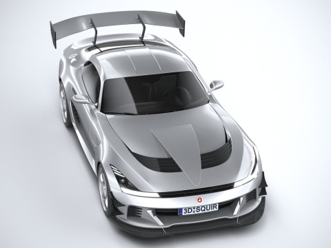 Generic RaceCar 2022 3D Model