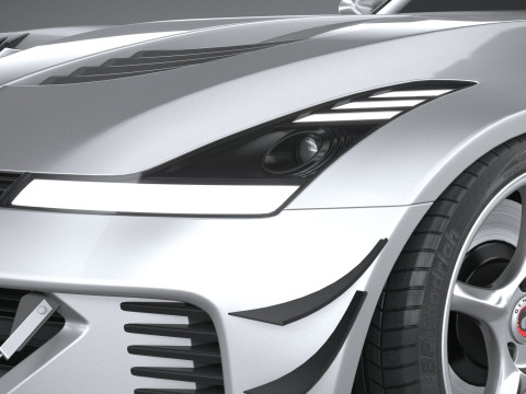 Generic RaceCar 2022 3D Model