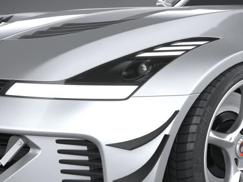 Generic RaceCar 2022 3D Model