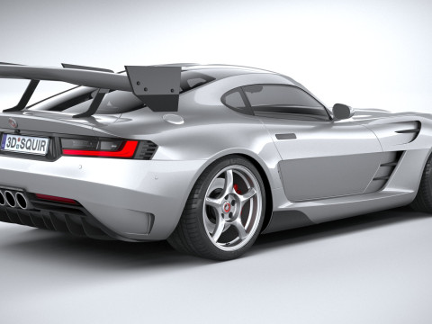 Generic RaceCar 2022 3D Model