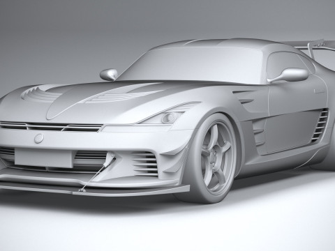 Generic RaceCar 2022 3D Model