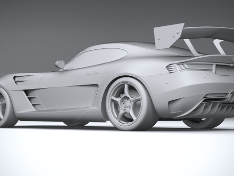 Generic RaceCar 2022 3D Model