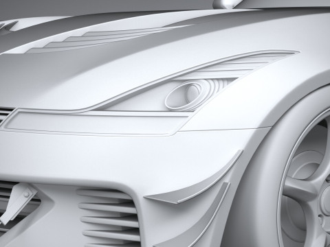 Generic RaceCar 2022 3D Model