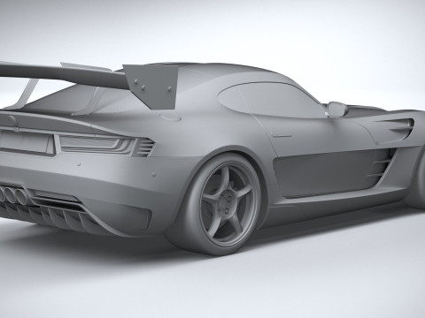 Generic RaceCar 2022 3D Model