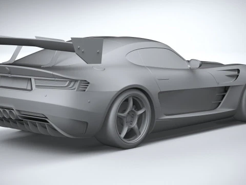 Generic RaceCar 2022 3D Model