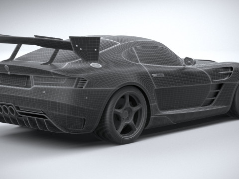 Generic RaceCar 2022 3D Model