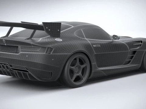 Generic RaceCar 2022 3D Model