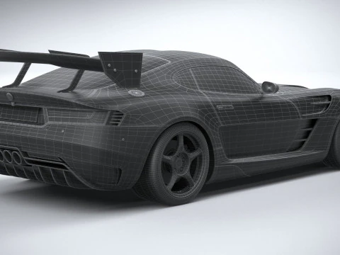 Generic RaceCar 2022 3D Model