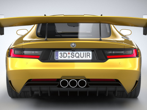 Generic RaceCar 2022 LowPoly 3D Модель