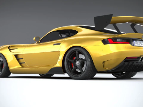 Generic RaceCar 2022 LowPoly 3D Model