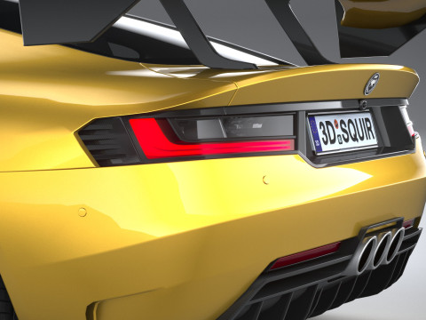 Generic RaceCar 2022 LowPoly 3D Модель