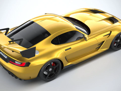Generic RaceCar 2022 LowPoly 3D Model