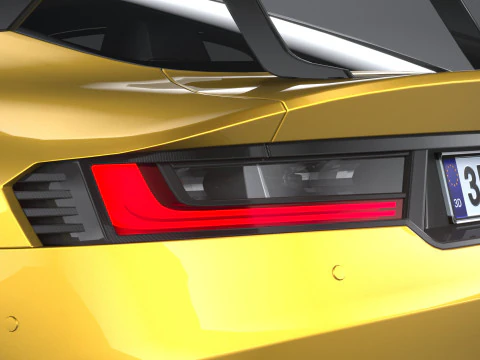 Generic RaceCar 2022 LowPoly 3D Model