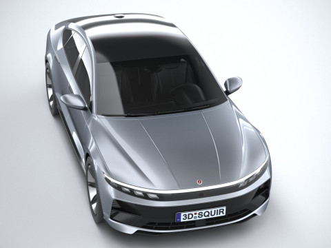 Generic Sedan 4door EV v3 2022 3D Model