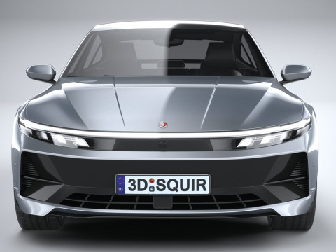 Generic Sedan 4door EV v3 2022 3D Model